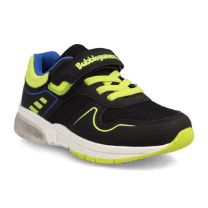 Zapatilla Niño Bubblegummers Ocean Negro - Verde Lima